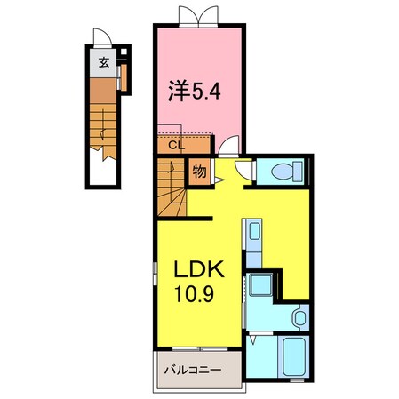 フォンテ泉田の物件間取画像